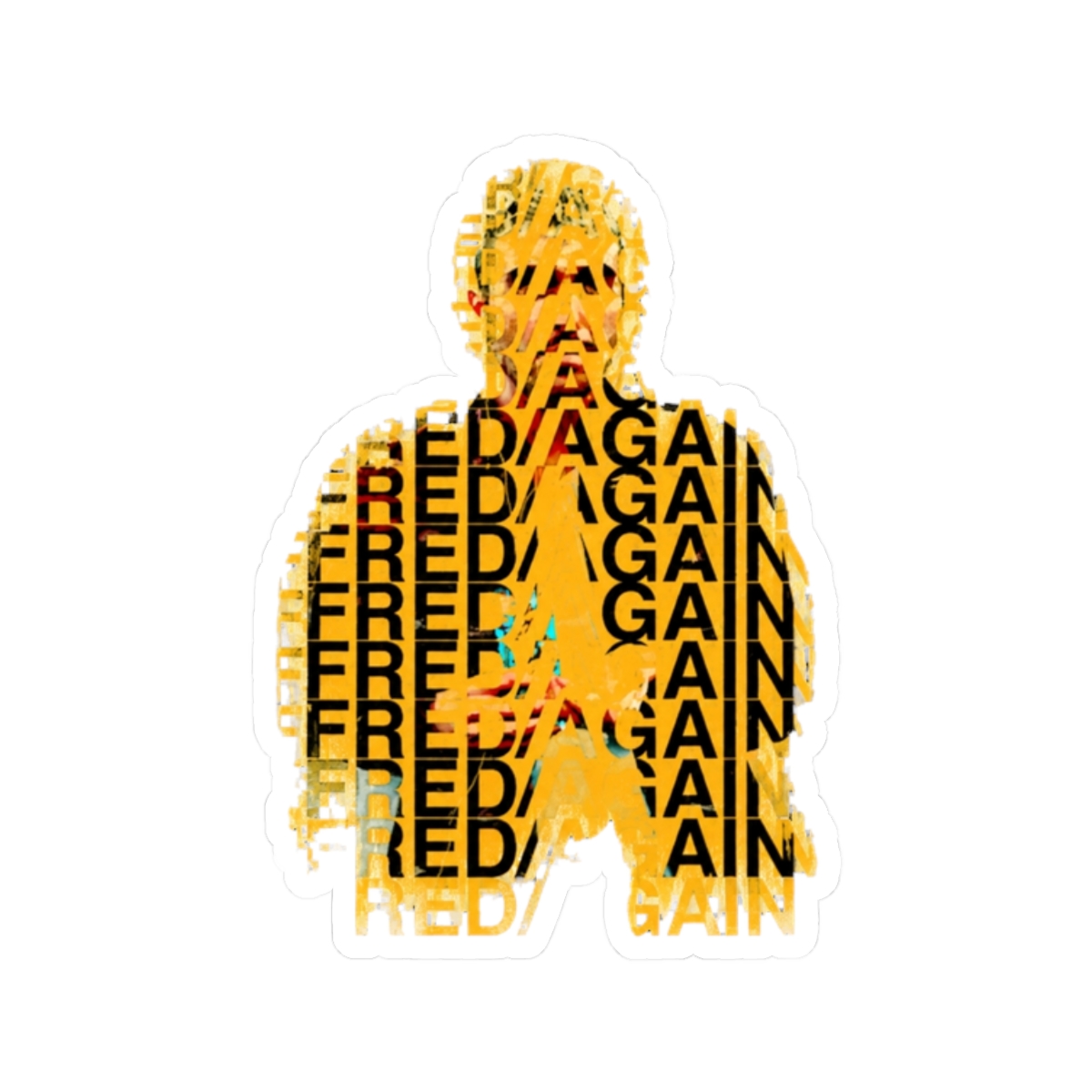 Fred Again Waves Sticker - alternate angle 3, merchandise