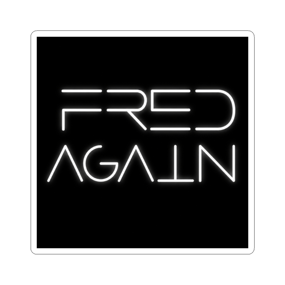 Fred Again Sticker - alternate angle 3, merchandise
