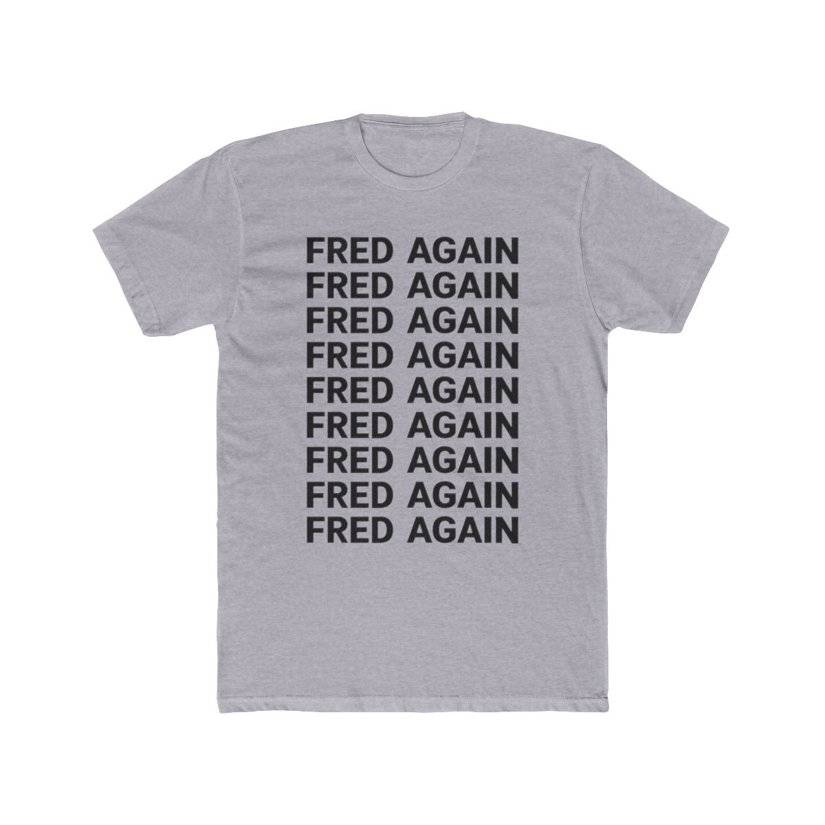 Fred Again T Shirt, 100% Cotton, Casual Clothes, Fanshop, Merchandise, Logo Printed, Short Sleeve ~ Ardamus.com Unique Best-Selling DJ T-Shirts Merch - alternate angle 3, merchandise