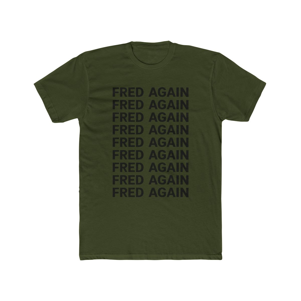 Fred Again T Shirt, 100% Cotton, Casual Clothes, Fanshop, Merchandise, Logo Printed, Short Sleeve ~ Ardamus.com Unique Best-Selling DJ T-Shirts Merch - alternate angle 4, merchandise